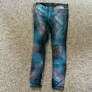 CARMAR multicolor galaxy jeans size 28